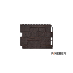 Фасадная панель  FineBeer 3Д ТУФ темно-коричневый 725х570мм