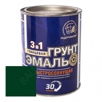 Грунт-эмаль 3в1 DEKOR PAINT 1,8 кг зелёная 30 мин.