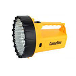 Camelion LED29316 (фонарь аккум. 220В, желтый, 43 LED, 6В 4А-ч, пластик, коробка) (1/6)