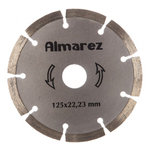 Диск отрезной алмазный сухой рез Almarez125 мм
