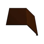 Планка карнизная 100*65мм, 2м  RAL 8017( шоколадно-коричневый)