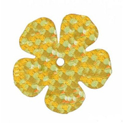 Пайетки «фигурки» Астра цветок 16 мм (уп. 10 г) А-20 золото