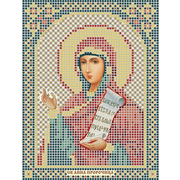 Ткань для вышивания бисером А5 иконы БИС МК-006 «Св. Анна» 12*16 см