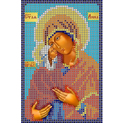 Ткань для вышивания бисером А5 КМИ-5309 «Св. Анна» 10*18 см