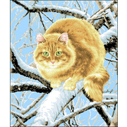 Рисунок на канве Гелиос Ф-062 «Рыжий кот» 43*50 см