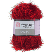 Пряжа Травка (YarnArt Samba), 100 г / 110 м, 2026 темно-красный