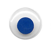 Глаза с бег. зрачками цв. MECP-14 мм синий