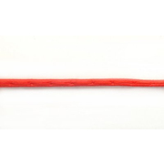 Шнур кожа иск. 3 мм (уп. 30 м) перламутровый красный