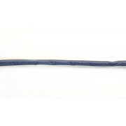 Шнур кожа иск. 3 мм (уп. 30 м) перламутровый синий