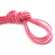 Шнур кожаный 3 мм «рептилия» (уп. 30 м) ярко-розовый