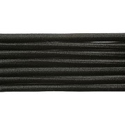 Шнур резиновый (шляпная резинка)  2 мм    черн.  рул. 100 м