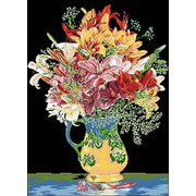 Рисунок на канве Гелиос Ц-026 «Букет с лилиями» 43*58 см