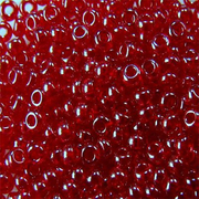 Бисер Preciosa Чехия (уп. 5 г) 96070 т.-красный прозрачный перламутровый
