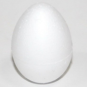 Заготовка для декора «Яйцо» пенопласт. h=12 см (уп. 5 шт.) 686466