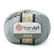 Пряжа Джинс (YarnArt Jeans), 50 г / 160 м, 46 серый