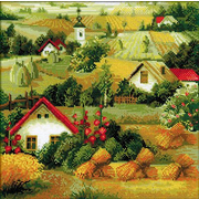 Набор для вышивания Риолис №1569 «Сербский пейзаж» 40*40 см