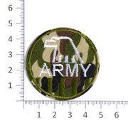 Термоаппликация L080 (№17) «Army» (9Б) 5*5 см