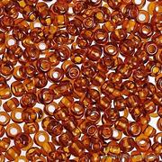 Бисер Preciosa Чехия (уп. 10 г) 10110 коричневый прозрачный