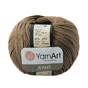 Пряжа Джинс (YarnArt Jeans), 50 г / 160 м, 40 св.-коричневый