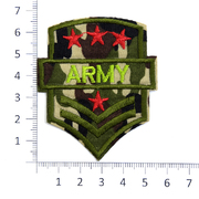 Термоаппликация LM-80288 «Army» (1) 5,5*6,5 см