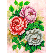 Набор для вышивания бисером Паутинка Б-1209 «Чайные розы» 28*38 см