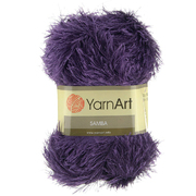 Пряжа Травка (YarnArt Samba), 100 г / 110 м, 0028 фиолетовый