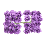Декор MH1-T010  цветы (уп. 24 шт.) Е11 св.-фиолетовый