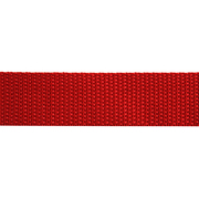 Ременная лента Китай 25 мм (рул. 100 м) красн.