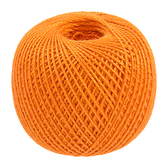 Пряжа Ирис, 25 г / 150 м, 0710 ярко-оранжевый