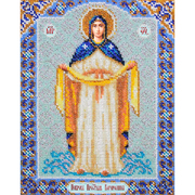 Набор для вышивания бисером Паутинка Б-1066 «Пр. Богородица Покрова» 20*25 см