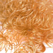 Волосы для кукол (трессы) Прямые L=47-50 см, h=25-28 см золотистый