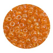 Бисер крупный Тайвань (уп. 10 г) 0009 оранжевый прозрачный