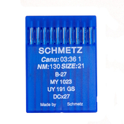 Иглы пром. маш. Schmetz DC*27/B-27 №130 для оверлоков (уп. 10 шт.)