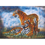 Набор для вышивания бисером МК Б-110 «Туманное утро. Тигры» 46,5*33,5 см
