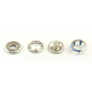 Кнопки «BABY»  9,5 мм (кольцо) (уп. 1440 шт.) нержавейка никель