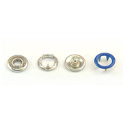 Кнопки «BABY»  9,5 мм (кольцо) (уп. 1440 шт.) нержавейка синий
