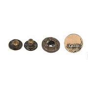 Кнопки Гамма JK-007 15 мм (уп. 36 шт.) 12 бронза