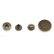 Кнопки 20 мм «Герб» антик 64302