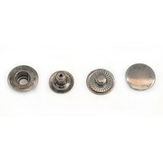 Кнопки №61 15 мм (с пруж. нержав.) «альфа» т. никель