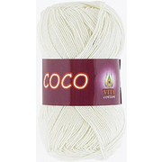 Пряжа Коко Вита (Coco Vita Cotton), 50 г / 240 м, 3853 молоч.