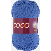 Пряжа Коко Вита (Coco Vita Cotton), 50 г / 240 м, 3879 ярко-синий