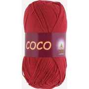 Пряжа Коко Вита (Coco Vita Cotton), 50 г / 240 м, 4303 бордо