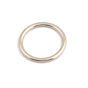 Кольцо для бюстгальтера 1200 металл. d=1,2 см никель