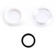 Кольцо для бюстгальтера пластик d=0,8 см (уп. 100 шт.)