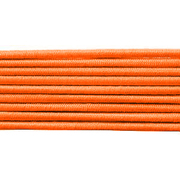 Шнур резиновый (шляпная резинка)  2.5 мм Тур. №157 оранжевый  рул. 100 м