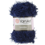 Пряжа Травка (YarnArt Samba), 100 г / 110 м, 0551 синий ИМ