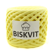 Пряжа Бисквит (Biskvit) (ленточная пряжа) лимон