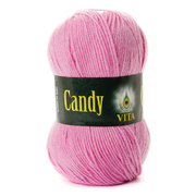 Пряжа Канди (Candy Vita), 100 г / 178 м 2516 розовый