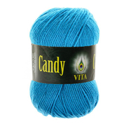 Пряжа Канди (Candy Vita), 100 г / 178 м 2530 бирюза ИМ