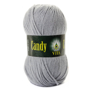Пряжа Канди (Candy Vita), 100 г / 178 м 2531 серый ИМ